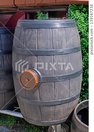 Vintage look plastic barrel Vintage look plastic barrel 139167238