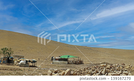 Old houses in stone desert in Palestine Old houses in stone desert in Palestine 139167270