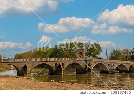 Edirne Tunca bridge Edirne Tunca bridge 139167460