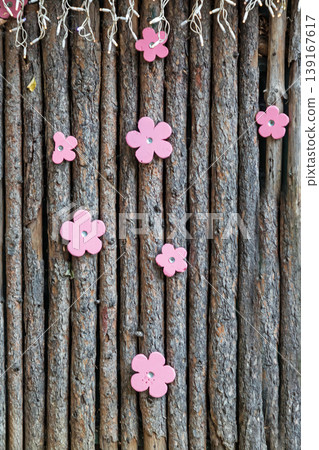 Decorative tree logs in nature Decorative tree logs in nature 139167617