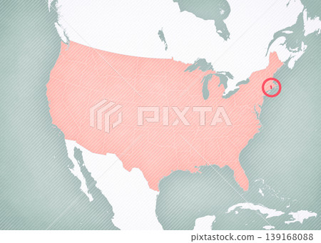 Map of United States of America - Rhode Island Map of United States of America - Rhode Island 139168088