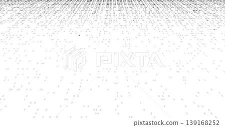 The Descending Matrix - Vertical Binary Stream with Minimalist Negative Space. Perspective. The Descending Matrix - Vertical Binary Stream with Minimalist Negative Space. Perspective. 139168252