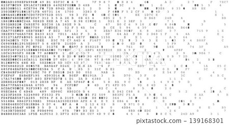 Monochrome Data Horizon - Artistic Binary Flow and Structured Logic Stream Monochrome Data Horizon - Artistic Binary Flow and Structured Logic Stream 139168301