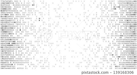 The Sparse Matrix - Minimalist Binary Data Stream with Clean Negative Space The Sparse Matrix - Minimalist Binary Data Stream with Clean Negative Space 139168306