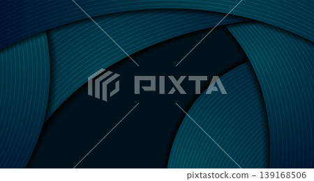 Dark blue waves and lines minimal abstract corporate background Dark blue waves and lines minimal abstract corporate background 139168506