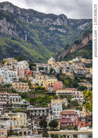 beautiful landscape of Positano, southern Italy, Amalfi Coast beautiful landscape of Positano, southern Italy, Amalfi Coast 139168629