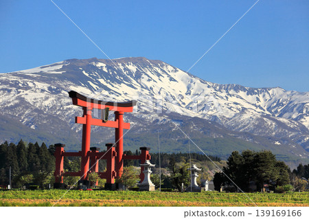April 25, 2026: Dewa Sanzan - Torii gate and Mount Gassan 139169166