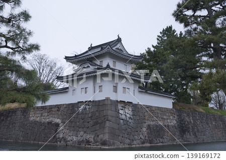 京都風景：二條城，優雅的西南角2號角 139169172