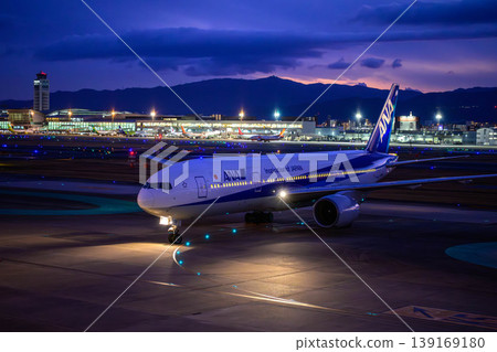 福岡機場，暮色降臨 139169180