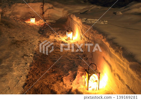 [Hirosaki City, Aomori Prefecture] Hirosaki Snow Lantern Festival 2026: Illumination of Snow-Covered Roads 139169281