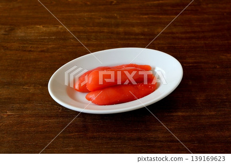 Tarako (broken pieces) as a table background 139169623
