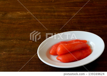 Tarako (broken pieces) as a table background Tarako (broken pieces) as a table background 139169624