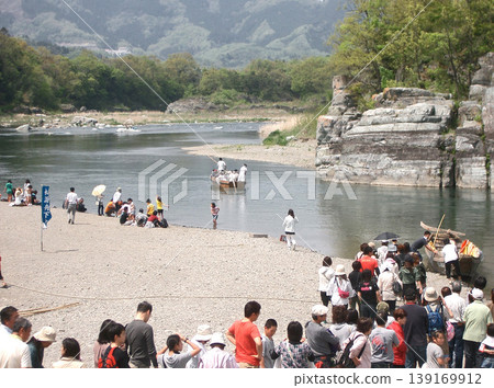 Nagatoro River Rafting Iwatatami Boarding Point (Iwatatami → Takasago Bridge Course) (Chichibu City, Saitama Prefecture) 139169912