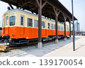 A Nomi Electric Railway (Nomiden) train car preserved and displayed at the east exit of Nomi-Negami Station | Nomiden | Nomi City, Ishikawa Prefecture 139170054