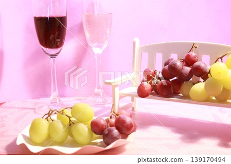 Fresh fruit and wine Fresh fruit and wine 139170494