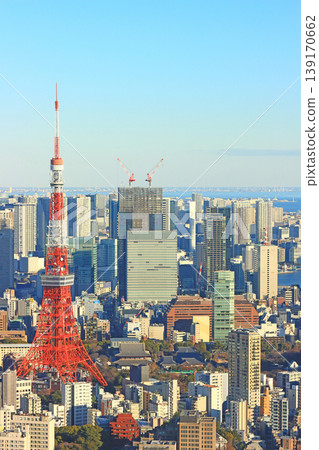 東京鐵塔風景與東京都會風景,東京港區 東京鐵塔風景與東京都會風景,東京港區 139170662