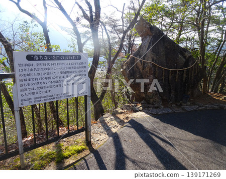 兵庫縣/武田城為成功而進行的祈禱，例如在考生中頗受歡迎的“岩內岩” 139171269
