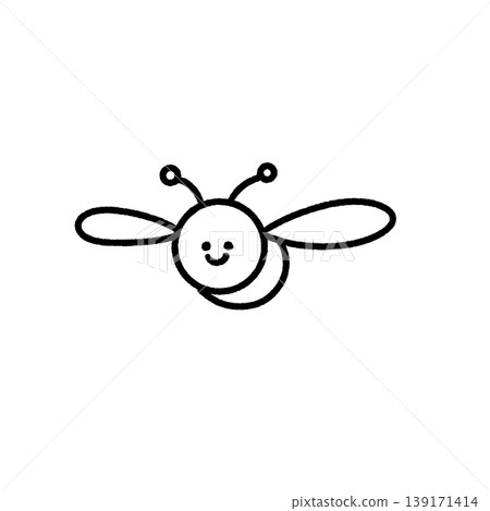 Cute bee illustration Cute bee illustration 139171414