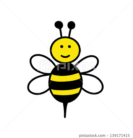 Illustration of cute bee Illustration of cute bee 139171415