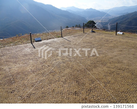View from Takeda Castle Ruins (Asago City, Hyogo Prefecture), photographed in December 2025. View from Takeda Castle Ruins (Asago City, Hyogo Prefecture), photographed in December 2025. 139171568