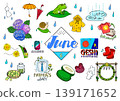 Hand-drawn illustration for June 139171652