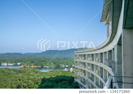 Image of a luxury hotel surrounded by nature in Ise-Shima, Mie Prefecture. Image of a luxury hotel surrounded by nature in Ise-Shima, Mie Prefecture. 139171860