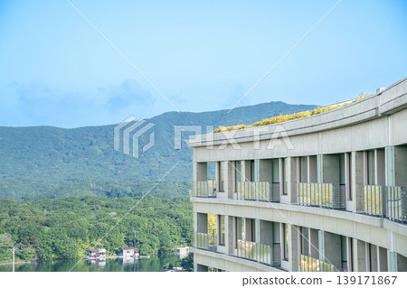 Image of a luxury hotel surrounded by nature in Ise-Shima, Mie Prefecture. Image of a luxury hotel surrounded by nature in Ise-Shima, Mie Prefecture. 139171867
