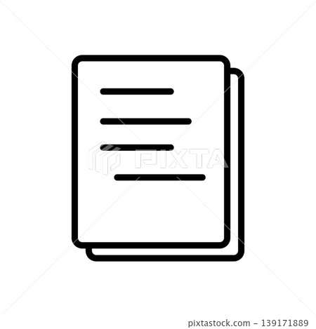 Overlapping document icons - simple and easy-to-use document design Overlapping document icons - simple and easy-to-use document design 139171889