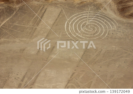 Nazca Lines: Spiral Nazca Lines: Spiral 139172049