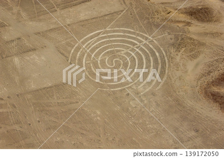 Nazca Lines: Spiral Nazca Lines: Spiral 139172050