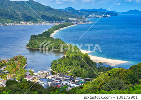 Amanohashidate Hiryukan (Spectacular view from Amanohashidate View Land), Miyazu City, Kyoto Prefecture Amanohashidate Hiryukan (Spectacular view from Amanohashidate View Land), Miyazu City, Kyoto Prefecture 139172901