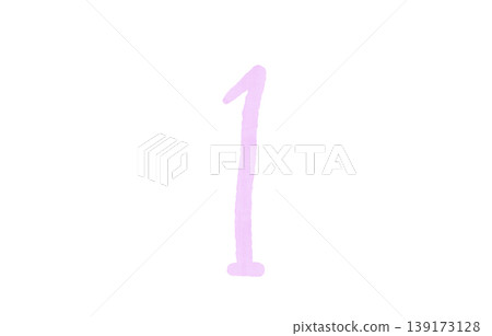 Pink watercolor number 1 hand-drawn pastel background decoration transparent material number one icon Pink watercolor number 1 hand-drawn pastel background decoration transparent material number one icon 139173128