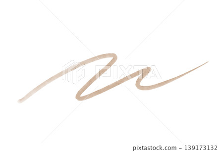 Teal watercolor zigzag brushstroke hand-drawn background decoration transparent material Z-shape refreshing 139173132