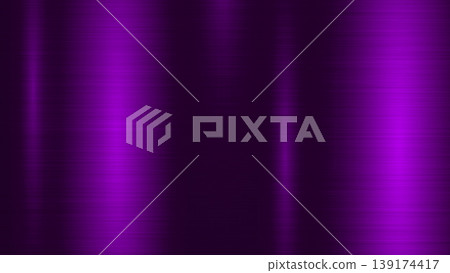 Violet abstract brushed metal technology background with polished chrome texture. Purple realistic silver, stainless steel, aluminum style for wallpapers, design concepts, presentations, web and print Violet abstract brushed metal technology background with polished chrome texture. Purple realistic silver, stainless steel, aluminum style for wallpapers, design concepts, presentations, web and print 139174417