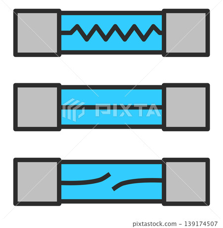 Fuses are safety components that prevent electric shock accidents caused by electrical leakage or overcurrent in home appliances. 139174507