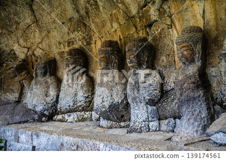 National Treasure Usuki Stone Buddhas (Cliff Buddhas): Furuzono Stone Buddhas [Usuki City, Oita Prefecture] 139174561