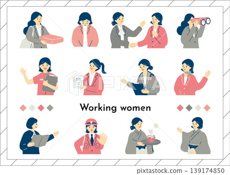 a working woman a working woman 139174850