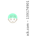Illustration of a smiling young boy 139174901