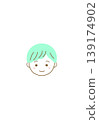 Illustration of a smiling young boy 139174902