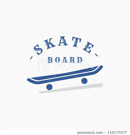 Vector Skateboard Logo Template 139175077