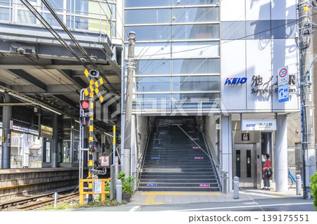 東京世田谷區城市景觀：池之上車站入口 139175551