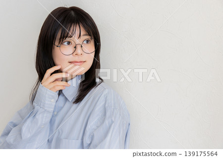woman with glasses woman with glasses 139175564
