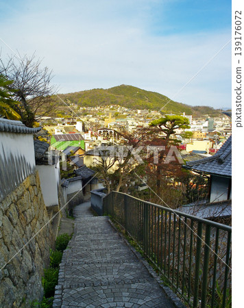 Scenery around Senkoji Park and Cat Alley in Onomichi City Scenery around Senkoji Park and Cat Alley in Onomichi City 139176072