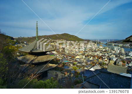 尾道市千光寺公園和貓巷週邊的景色 尾道市千光寺公園和貓巷週邊的景色 139176078