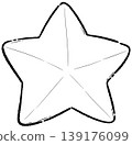 hand drawn starfish 139176099