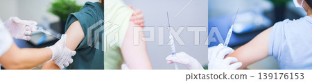 Vaccination is administered due to the outbreak of measles and rubella. [Image of vaccination] 139176153