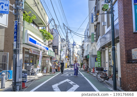 東京世田谷區都會景觀：池之上商店街 139176668