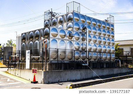 Simple dedicated water supply system: Panel tank water storage tank 139177187