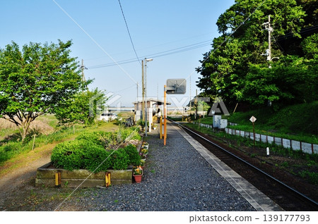 A view of the platform and tracks at Nakane Station on the Hitachinaka Seaside Railway. A view of the platform and tracks at Nakane Station on the Hitachinaka Seaside Railway. 139177793