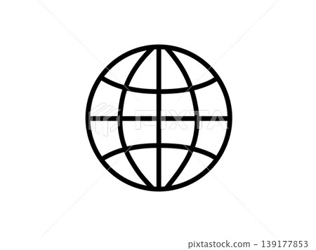 Earth, simple, black Earth, simple, black 139177853